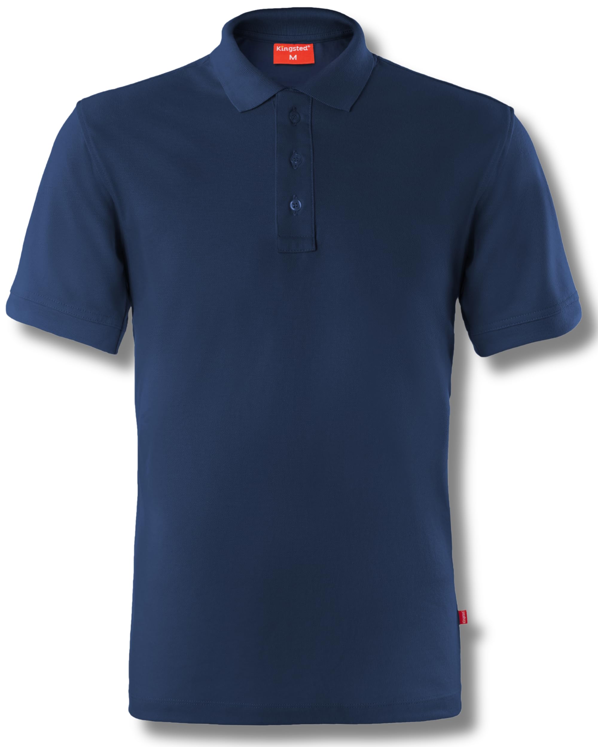 Kingsted Polo Shirts for Men - Royally Comfortable - Premium Pique Fabric - Soft Cotton Blend - Classic Fit Short Sleeve