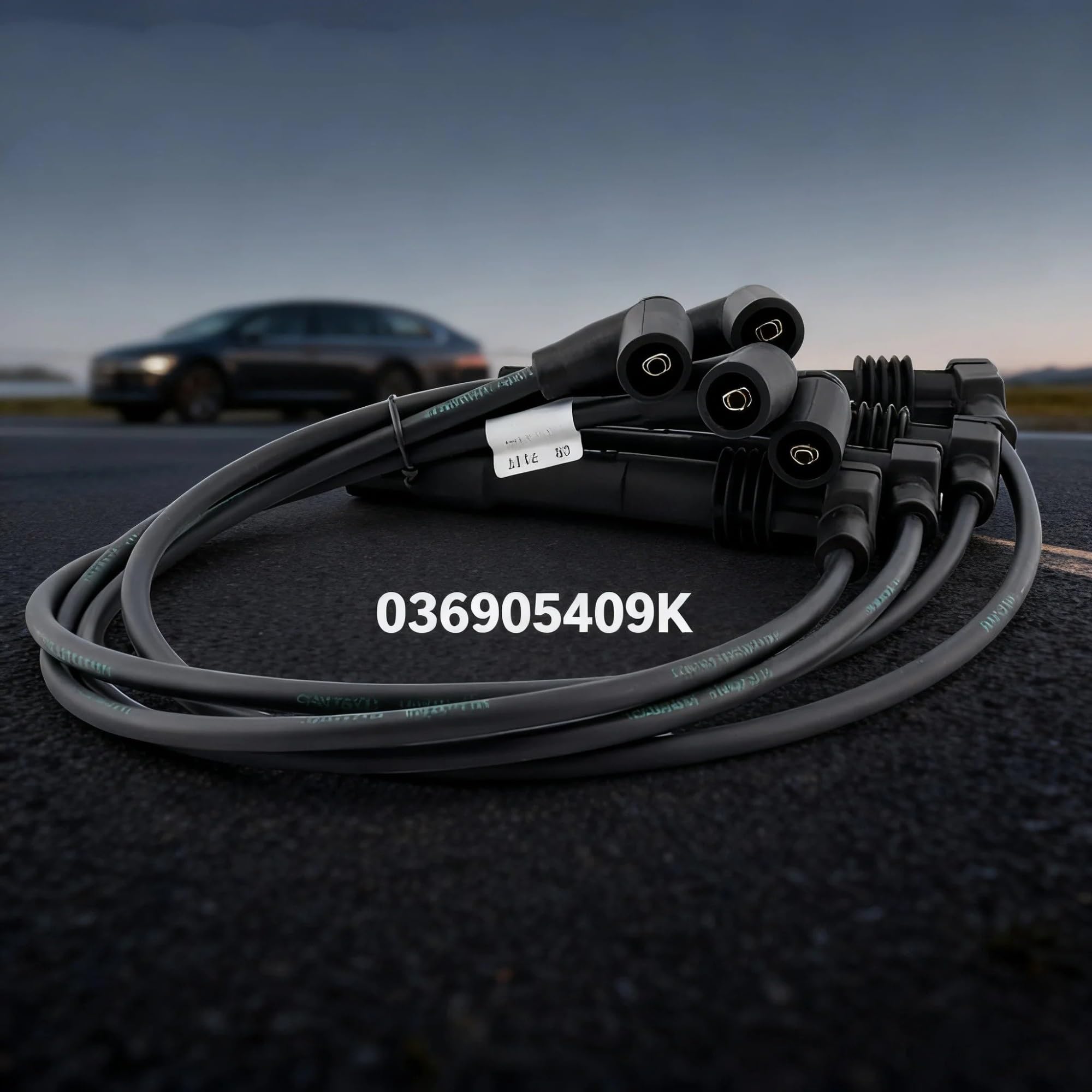 Bobina De Encendido Para A2 8Z0 1.4 2000-2005 Kit De Cables Encendido Cable Bujía 036905409K 36905483G