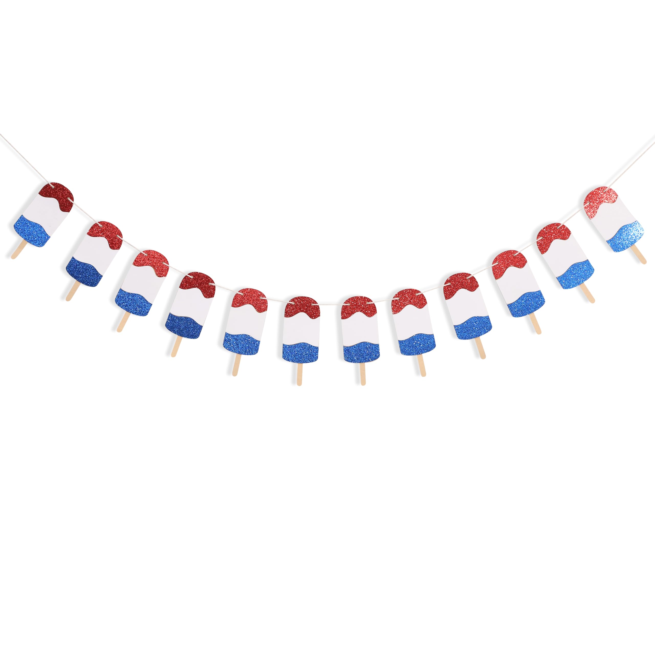 Guirlande PATRIOTS pailletée pour décoration Memorial Day