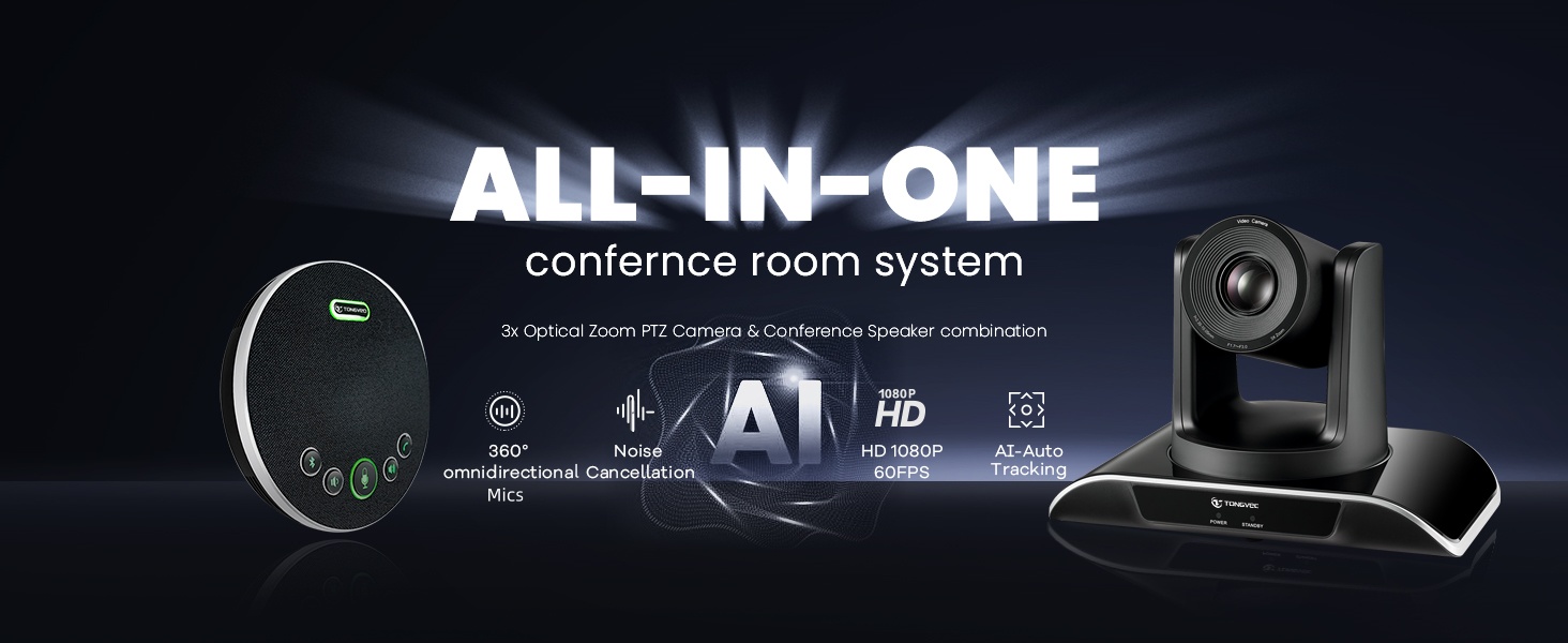 Amazon.com: TONGVEO All-in-One Conference Room Video Camera System