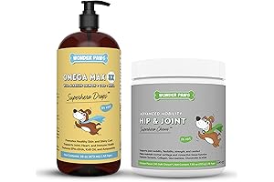 Wonder Paws Omega Max Wild Alaskan Salmon Cod Krill: Omega Max Fish...