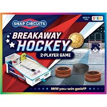 SNAP CIRCUITS Breakaway Hockey STEM Tabletop Game, Ages 7+