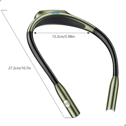 Miniatura 36 de Gritin Luz LED de lectura para cuello, luz de libro para leer en 3 colores, brillo regulable, brazos flexibles, más de 80 horas de tiempo de Negro