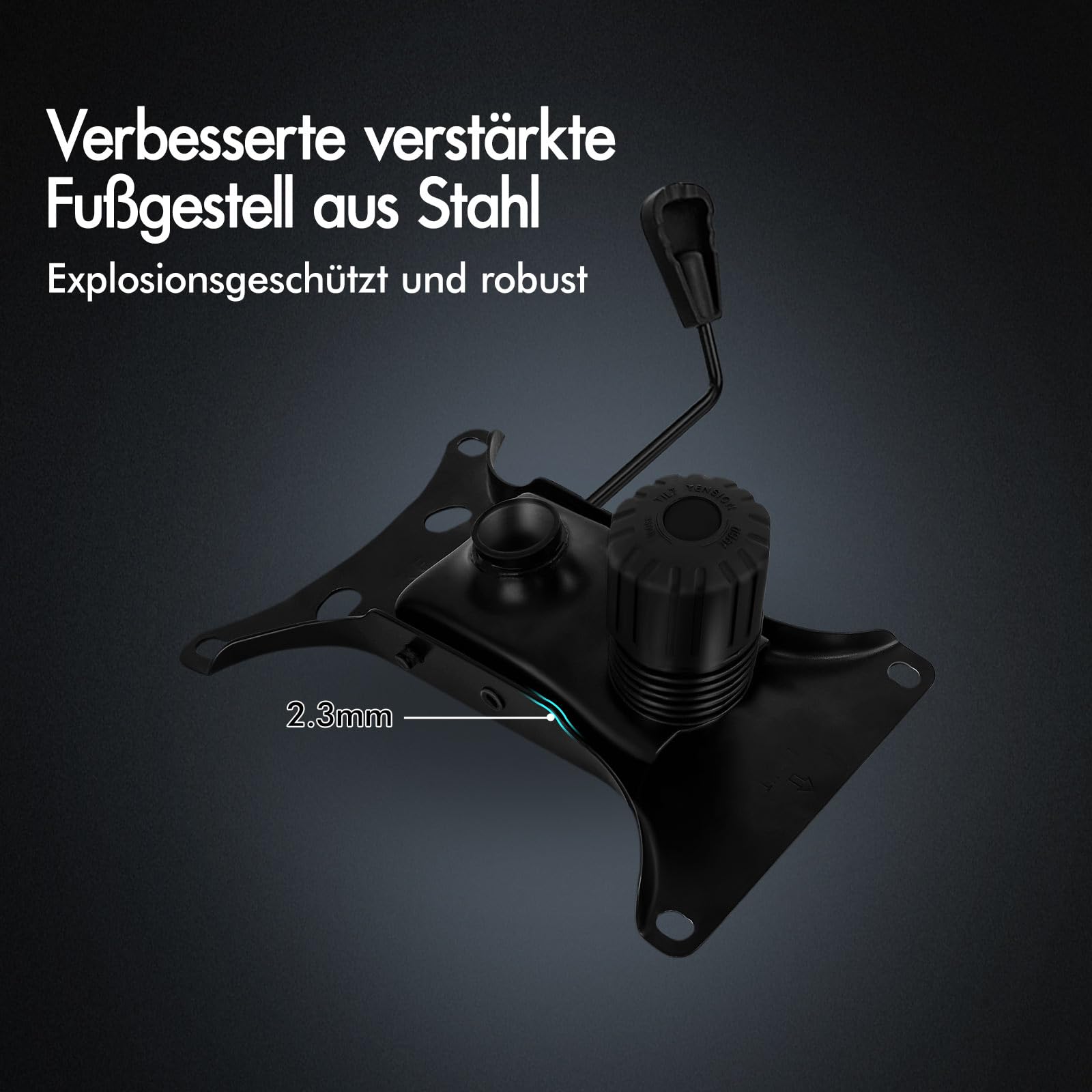 ALFORDSON Ergonomischer Bürostuhl Chefsessel Massage, höhenverstellbarer Schreibtischstuhl Armlehnen, Computerstuhl Wippfunktion 90°-135°, Drehstuhl mit Rollen,Besprechungsstuhl Pu Leder, Schwarz