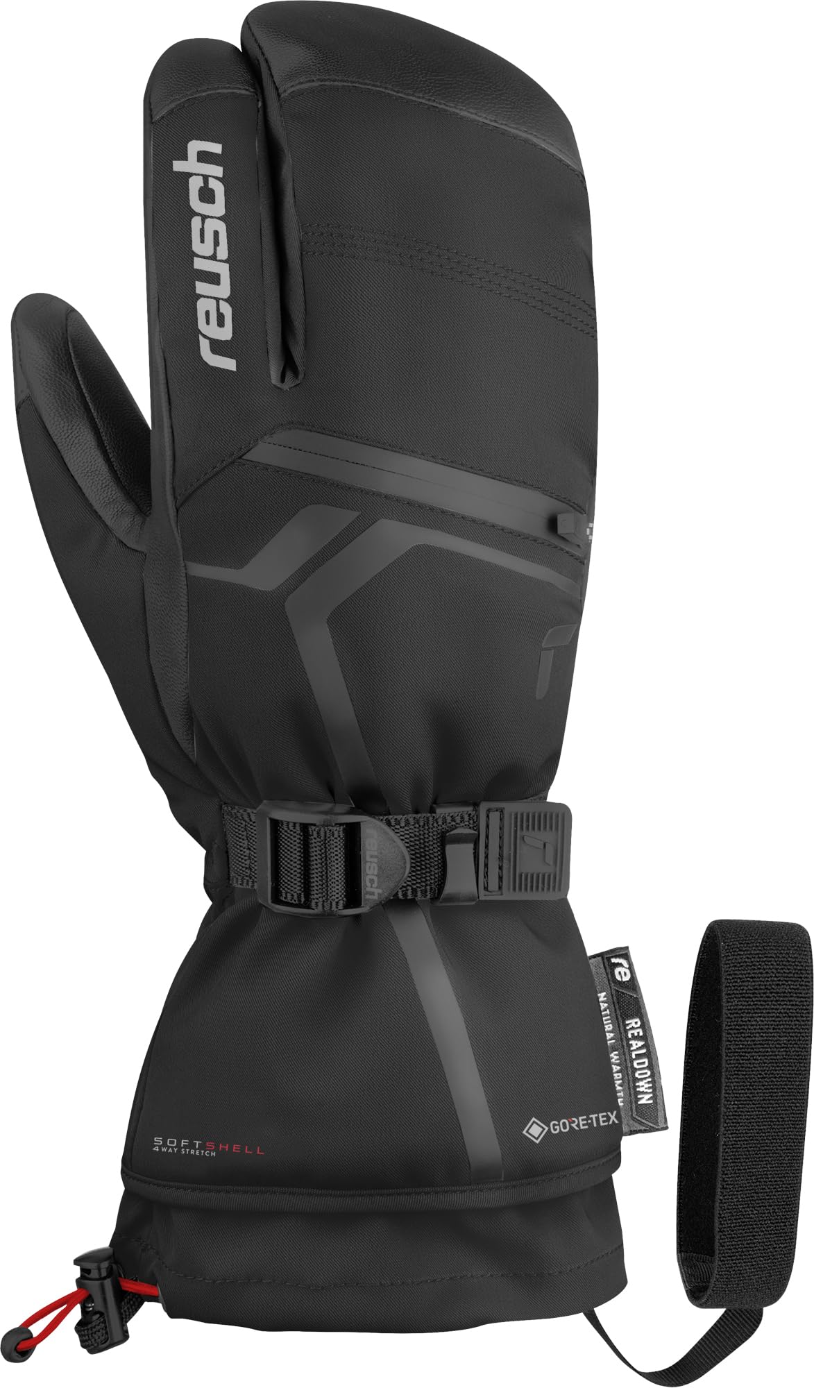 Reusch Down Spirit Gore-TEX Lobster 3-Fingerhandschuhe wasserdichte Winddichte atmungsaktive Winterhandschuhe Skihandschuhe