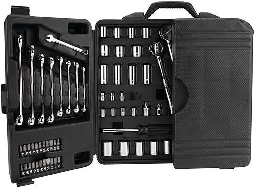 Miniatura 7 de Performance Tool W1525 SAEMetric - Juego de herramientas mecánicas de tres pliegues para reparaciones de automóviles, gris, 14 pulgadas, 38 pulgadas