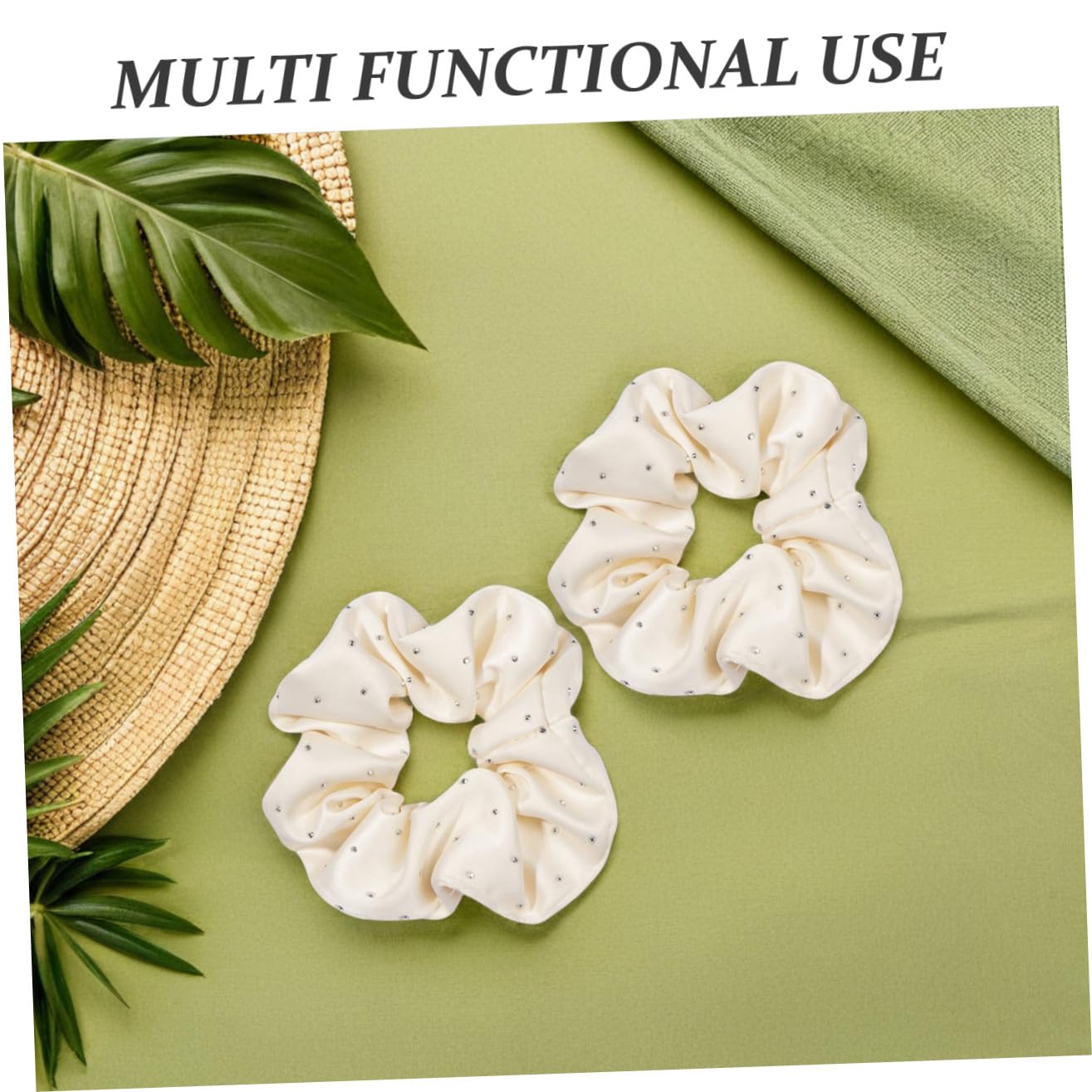 FOMIYES 24piezas Coleteros De Adorno De Rhinestone Para Mujeres y Niñas Gomas Para Cabello Elásticas Para Peinados Elegantes y Actividades Deportivas