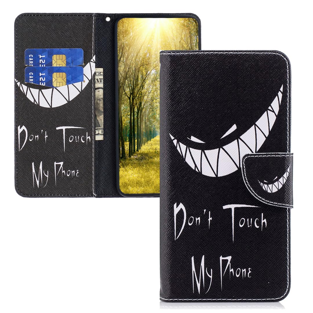 Tecno Pova 5 Pro 5G Phone Case Tecno Pova 5 Pro 5G Cover Shockproof Cute Bad Smile PU Leather Flip Wallet Case Magnetic Stand Card Slot Folio Case for Tecno Pova 5 Pro 5G,BF Bad Smile