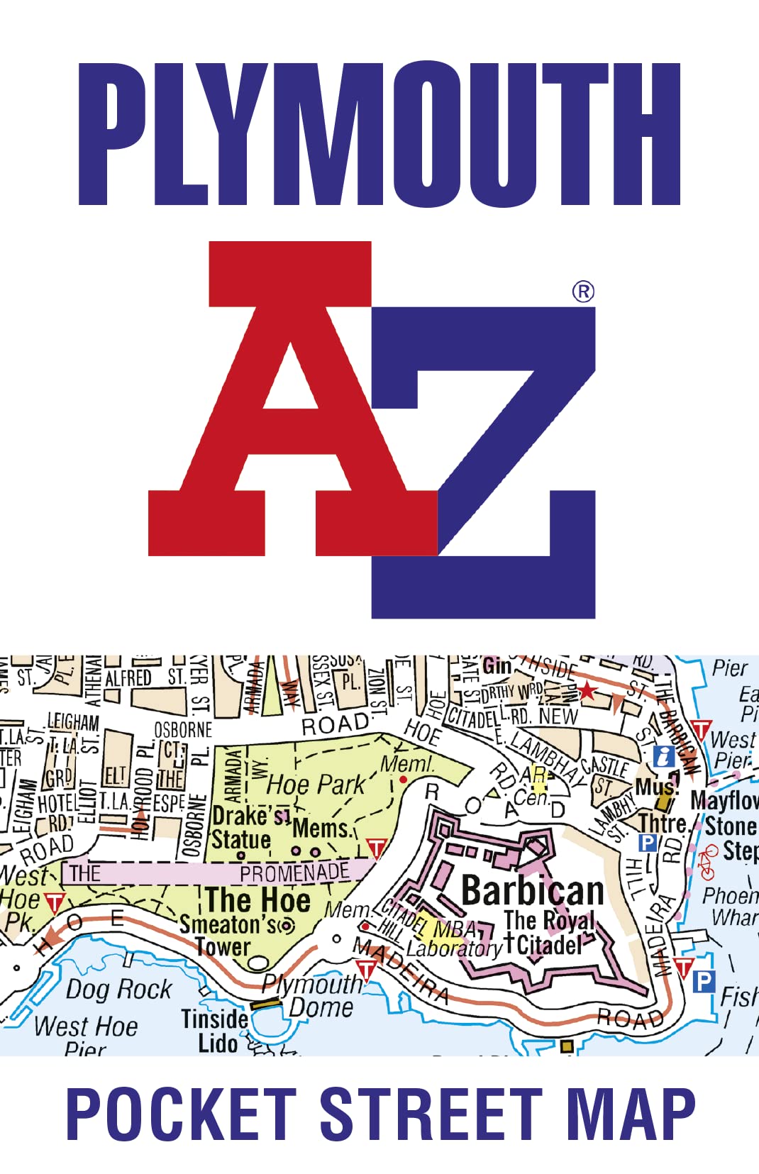 Plymouth A-Z Pocket Street Map, Sports, Hobbies & Travel, Map, A-Z Maps