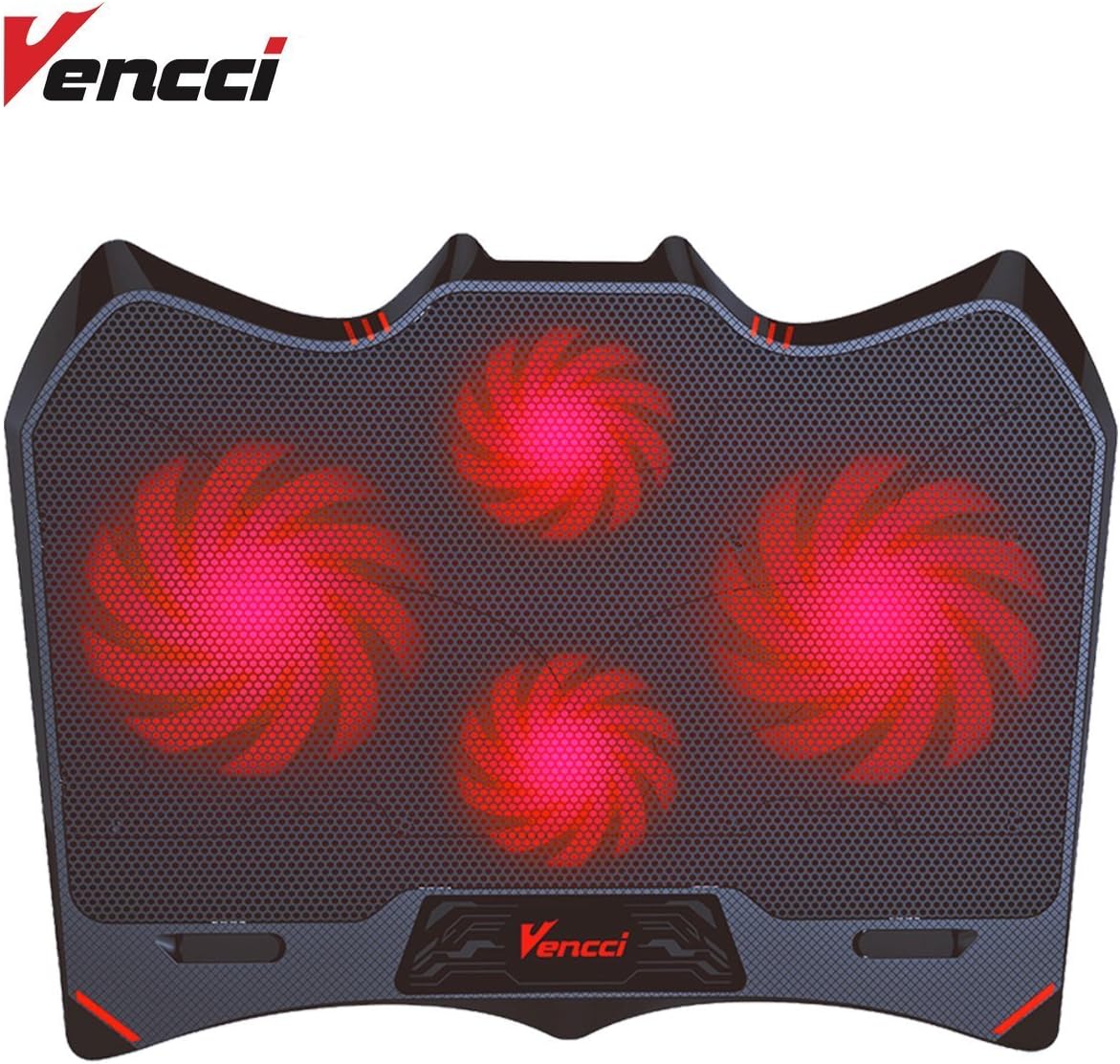 Laptop Cooling Pad for 10"-16" PC Vencci RED 1500 RPM Cooler