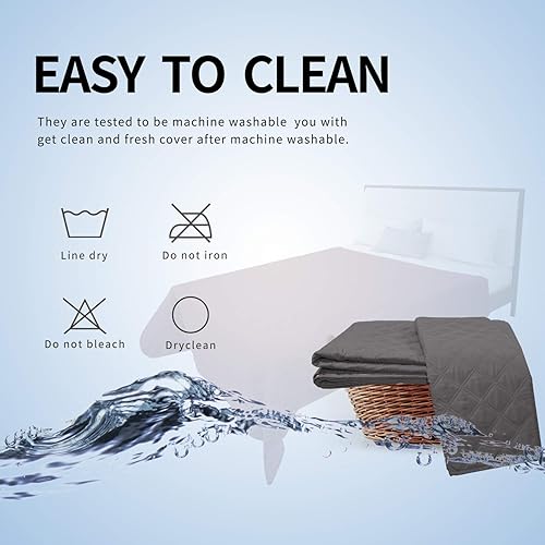 Miniatura 6 de Easy-Going - Funda protectora, 100 % impermeable, protector de muebles, funda de sofá, funda antideslizante lavable, reutilizable, contra