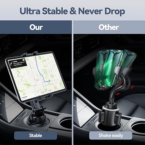 Miniatura 2 de Soporte universal para tableta para automóvil, soporte universal para iPad para camión con brazo ajustable para iPad Pro 12.91110.59.7AirMini,