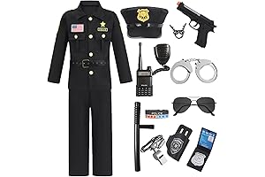 Police Officer Costume for Boys Ages 14-16: Defend the Justice