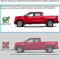 Vista 4 de N-X - Estribos de 6 pulgadas (incluye 8 soportes y cubiertas de plástico) y escalones para camioneta de 2 filas y 4 puertas, un par