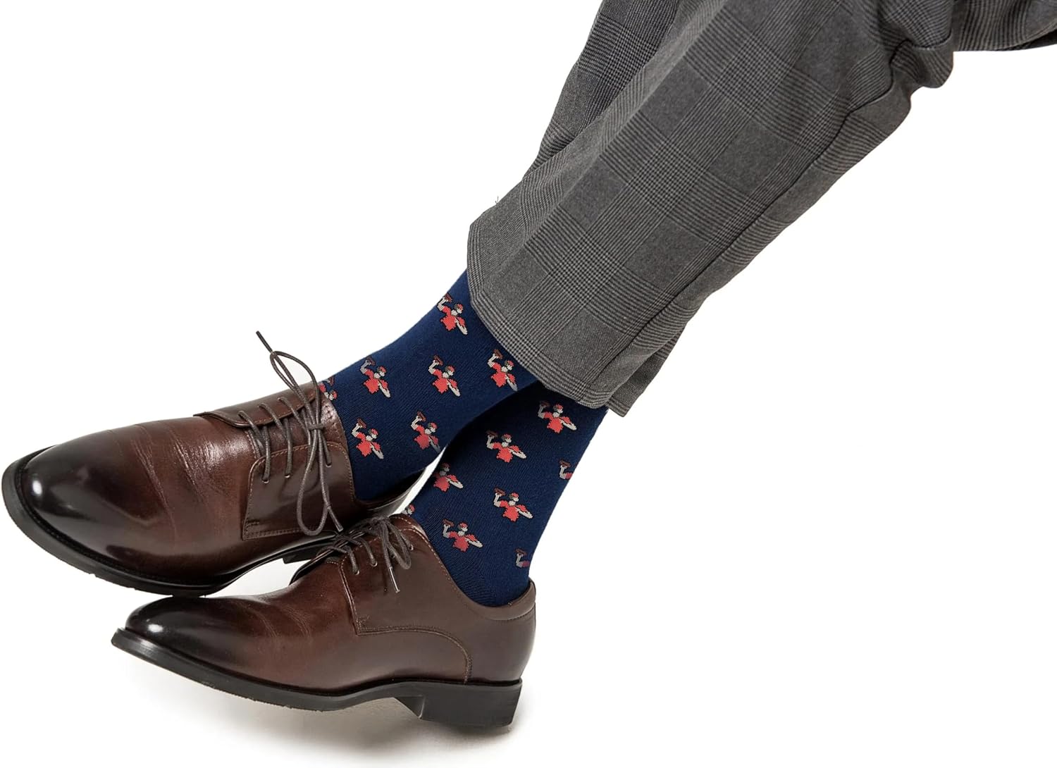AUSCUFFLINKS FOOTBALL PASS Socks | American Gridiron Socks Player | Work for Him | Bday Gift for Guys (Football Pass)