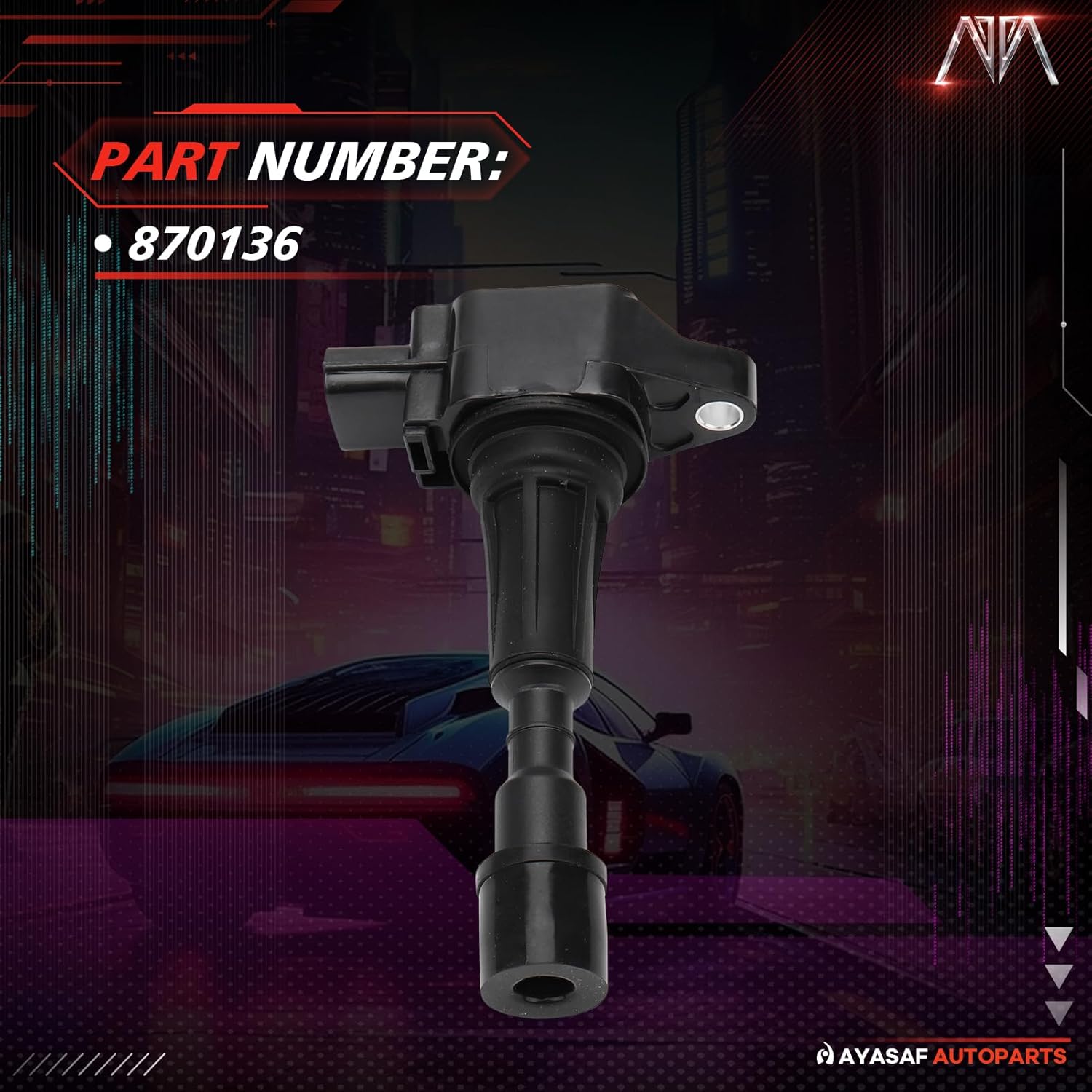 MAYASAF UF655 [4 Pack] Ignition Coils for Mazda 2 2011 2012 2013 2014 2015 2016 2017 1.5L