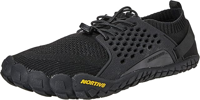 NORTIV 8 Men's Barefoot Water Shoes Quick Dry Aqua Socks TREKMAN-2