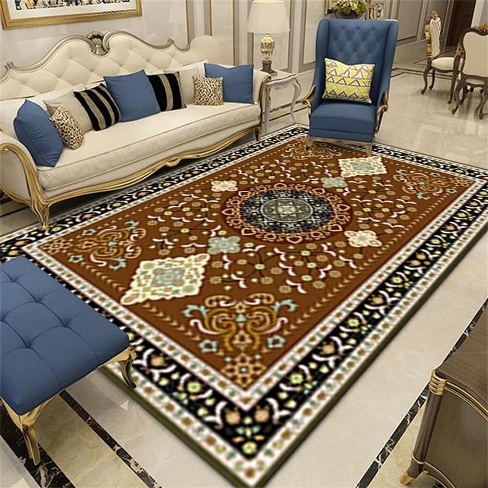 Tapis shaggy noir durable qui ne se déforme pas pour sol chambre adulte