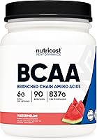 Vista 26 de Nutricost Polvo BCAA (Mango Naranja, 60 Porciones) - Relación Óptima 2:1:1, Sin Gluten, Sin OMG, Vegetariano