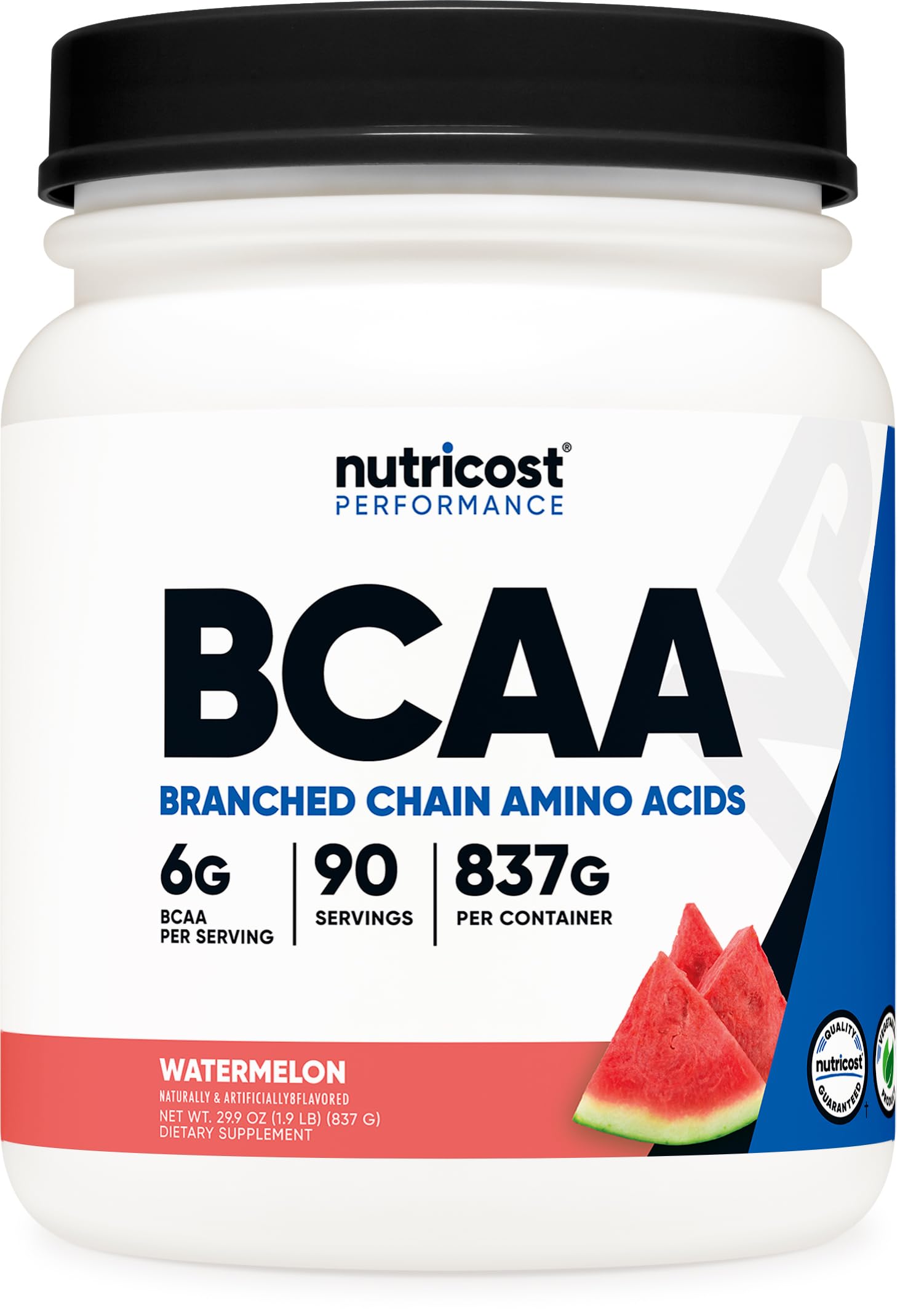 Nutricost BCAA Powder- 2:1:1 (Watermelon, 90 Serv)