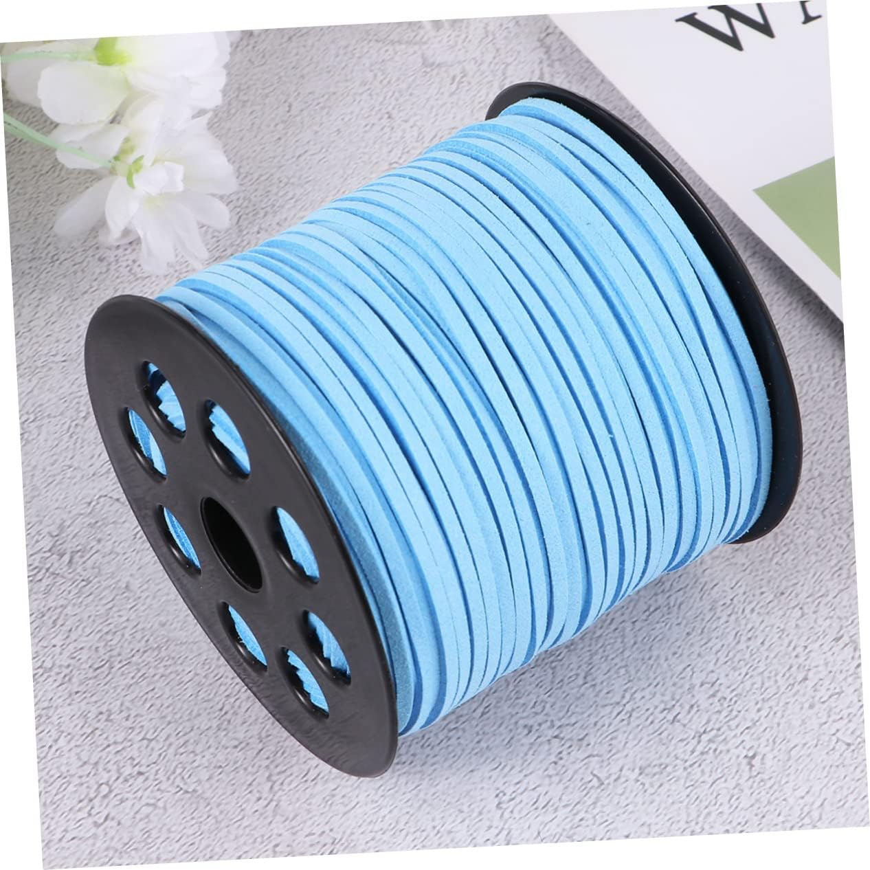 PLAFOPE 2.6mm Faux Leather Cord Roll for DIY Bracelets and Necklaces Jewelry Making Thread for Crafting and Beading Accessories