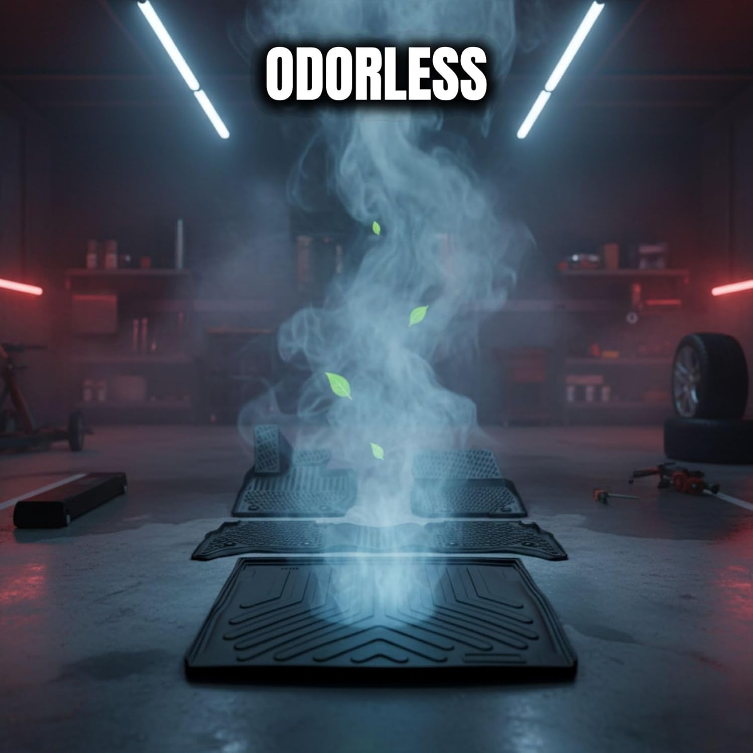 Floor Mats & Cargo Liner fits Toyota CH-R 2016-2022, Custom Fit All-Weather TPE Floor Liners, 3D Laser Measured, Waterproof, Durable, Black (Front, Rear & Cargo Set)