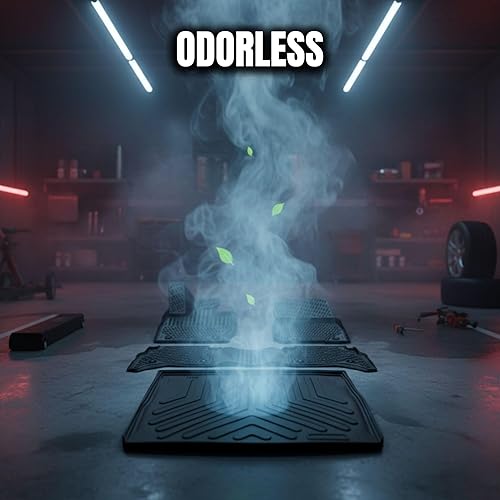 Miniatura 8 de Juego de alfombrillas y revestimiento de carga para Peugeot 308 2008-2013 Revestimiento de suelo de TPE negro para todo tipo de clima, para 1ª