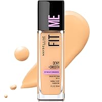 Vista 25 de Maybelline Base líquida Fit Me Dewy + Smooth Liquid Foundation, marfil (Ivory), 1 unidad (el embalaje puede variar)