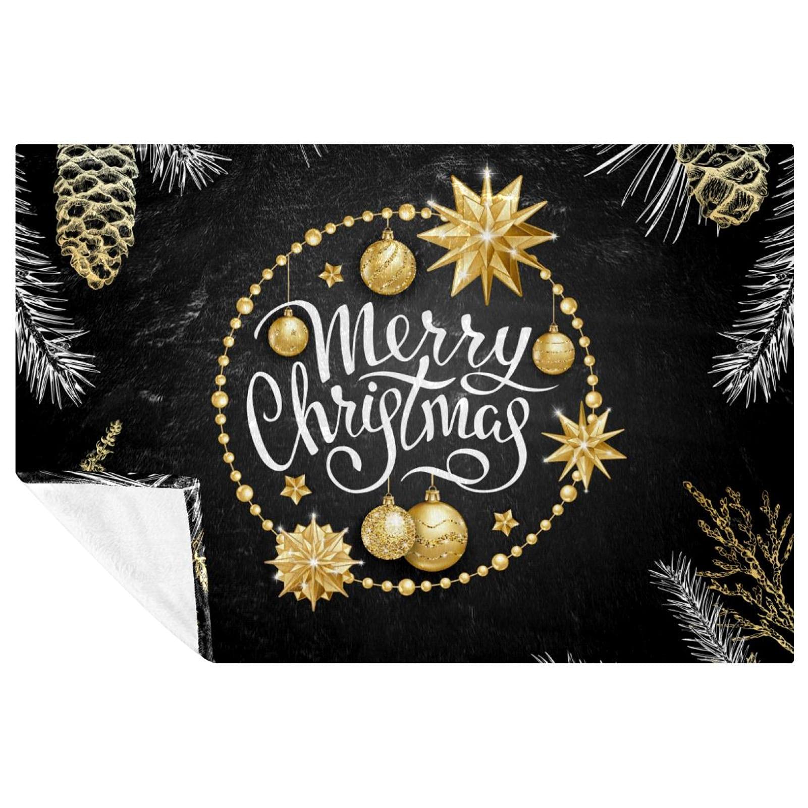 Couverture de Noël anti-froid pour réchauffer vos soirées d'hiver sur le canapé