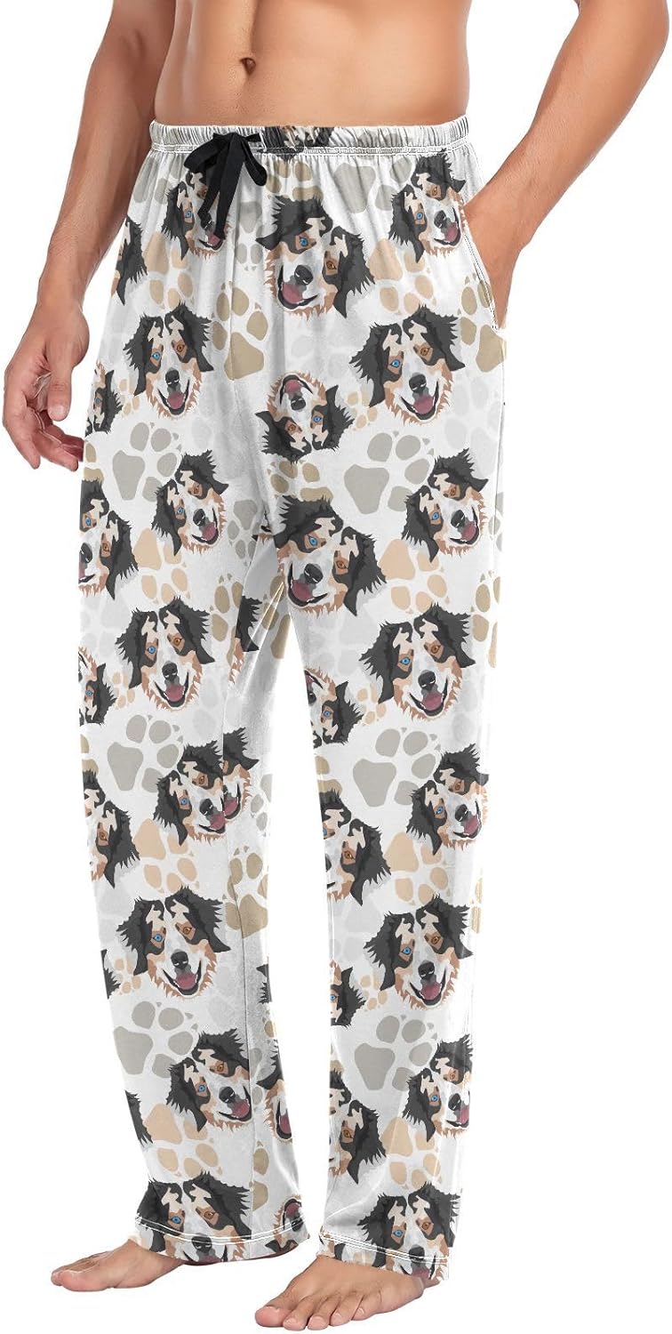 Men's Pajama Pants Soft Comfy Sleep Lounge Pants Pjs Bottoms with Pockets - Image 5