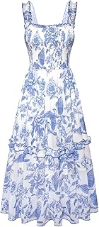 Sponsored You’re seeing this ad based on the product’s relevance to your search query.Learn more about this advertisement SCARLET DARKNESS Women's Victorian Dress Spaghetti Straps Floral Dress Smocked Waist Corsage Dress