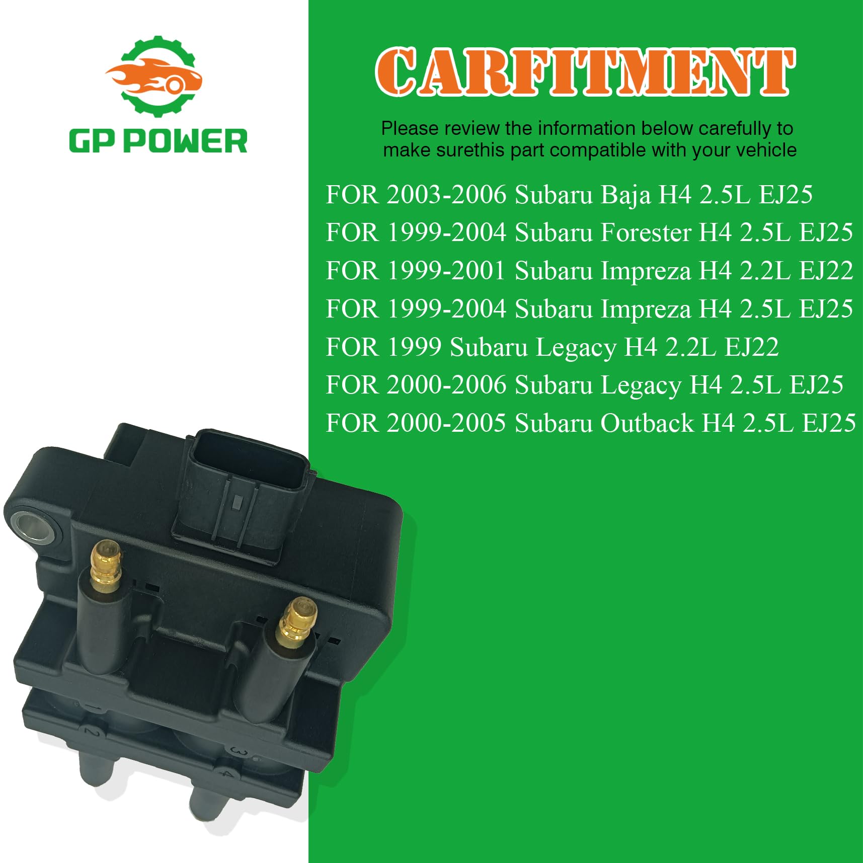 Amazon | GP POWER イグニッションコイルパック 22433-AA410 UF240