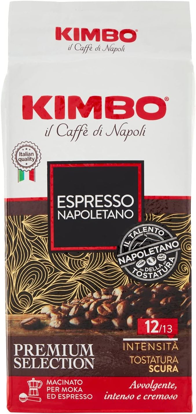 Caffe Kimbo Espresso Napoletano (Ground) 8.8 oz Vacuum Pack Amazon