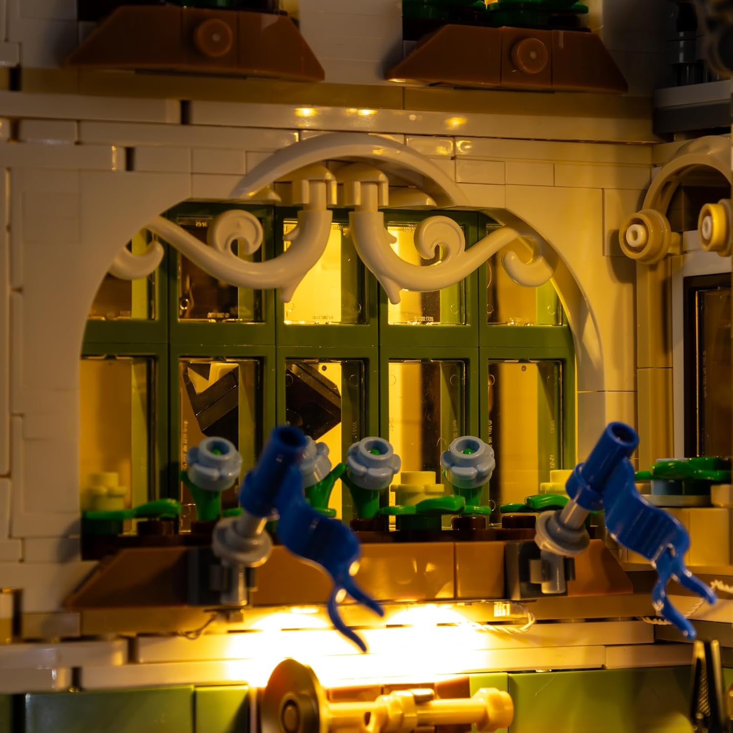 Kyglaring LED Light Kit Compatible with Lego Shopping Street 11371 Building Blocks, Upgrade Touch Control & Dimming, Lights Only, Model Set Not Included, Touch Version