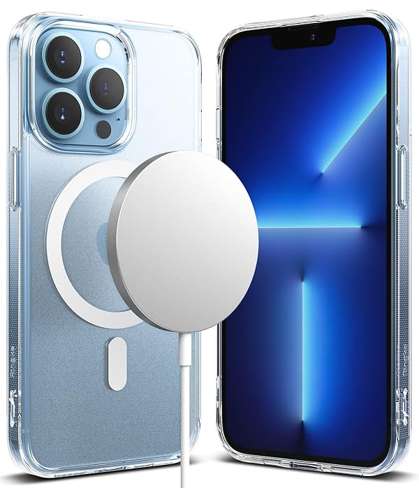 Ringke Fusion for iPhone 13 Pro Case [Compatible with MagSafe] Oil & Dirt Resistant Anti-Fingerprint Technology Prevents Oily Smudges - Magnetic Matte Clear by Ringke - Used condition - US$9.09