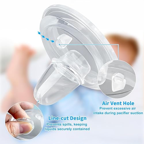 Miniatura 4 de Kit de conversión de taza de popote para biberones naturales Philips Avent, kit de transición para niños pequeños con 4 pezones de popote suave, 2