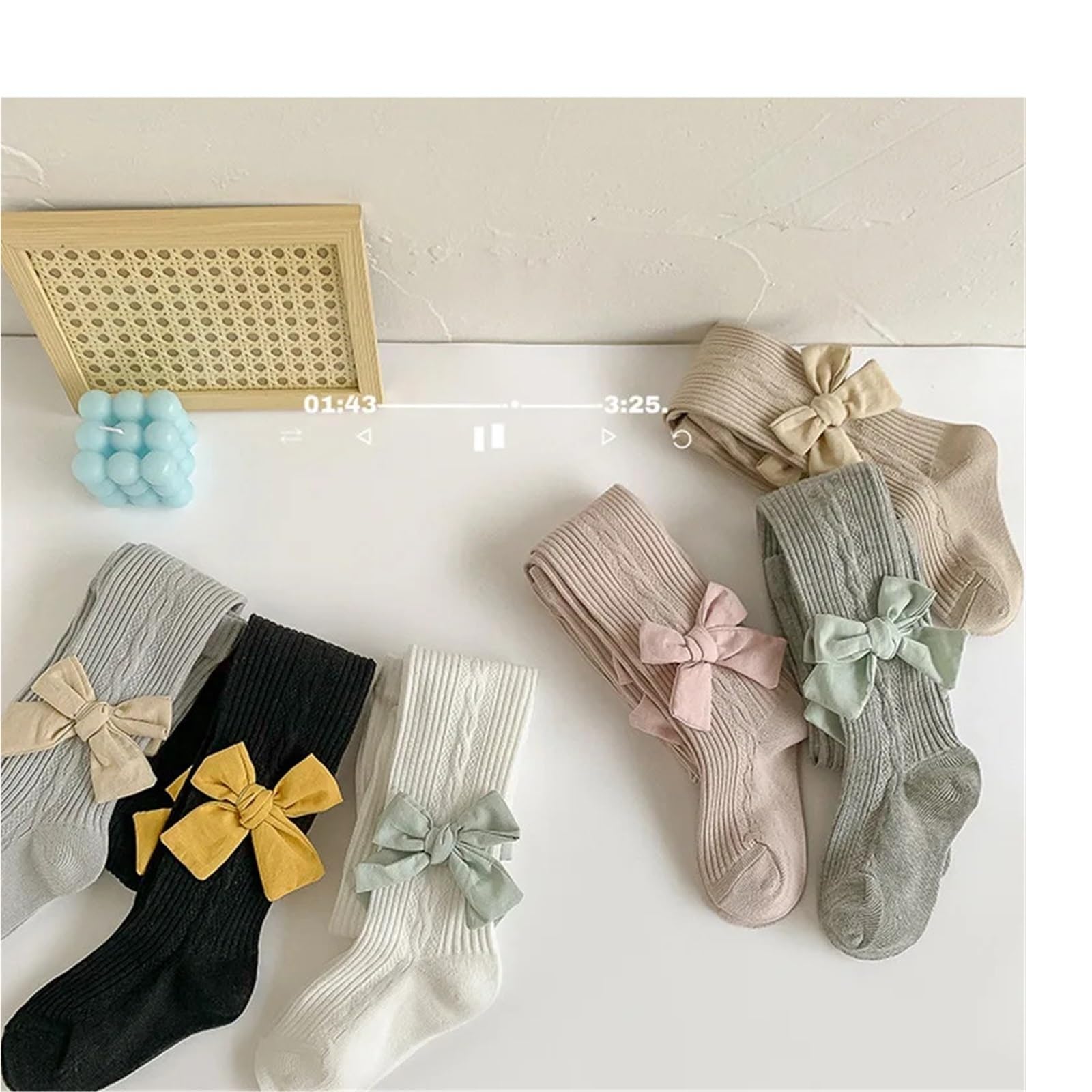 Four Seasons Children Cute Bow Fashion Princess Pantyhose – Breathable Comfortable Thin Tights for Girls(Dark Grey,S)