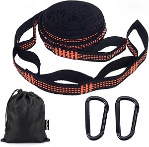 Hammock Straps Combined with Two Long Hammock Straps Heavy Duty Triple Stitched Non-Stretch Polyester Hammock Tree Straps Holds up to 900Lbs