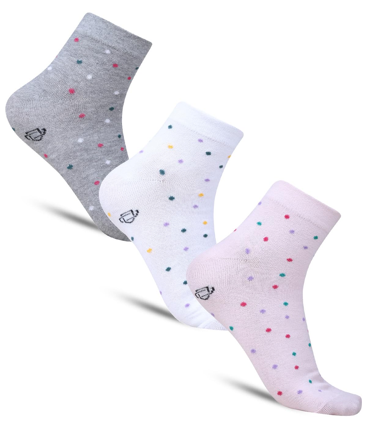 Socks For Women's Cotton Casual Ankle Length (Pack of 3)
