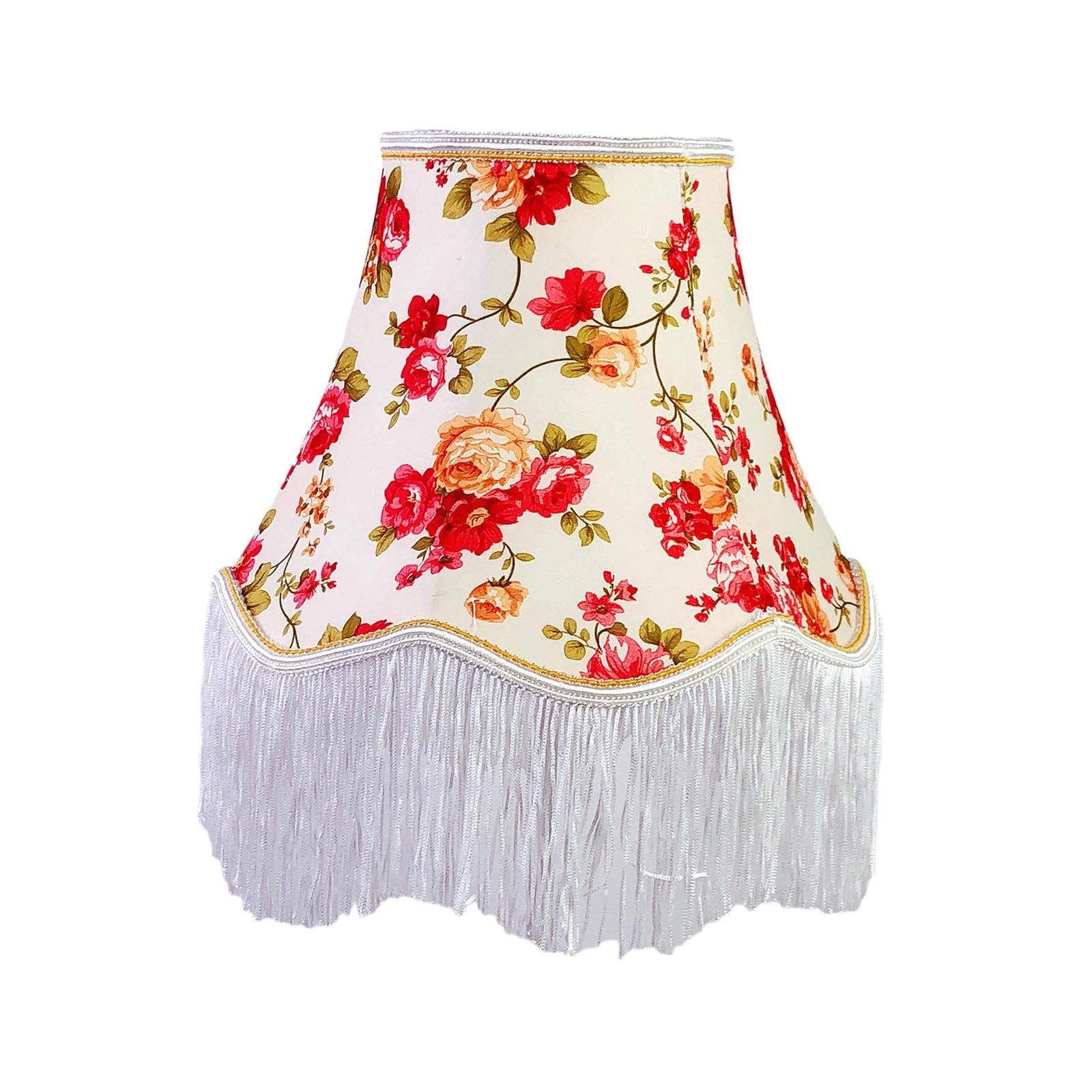 European Lampshade with Beads Fringe Lamp Shade for Bedroom Dining Room Home Red|Home & Garden | Lamps, Lighting & Ceiling Fans | Lamp Shades| Lamp Shades-image-37