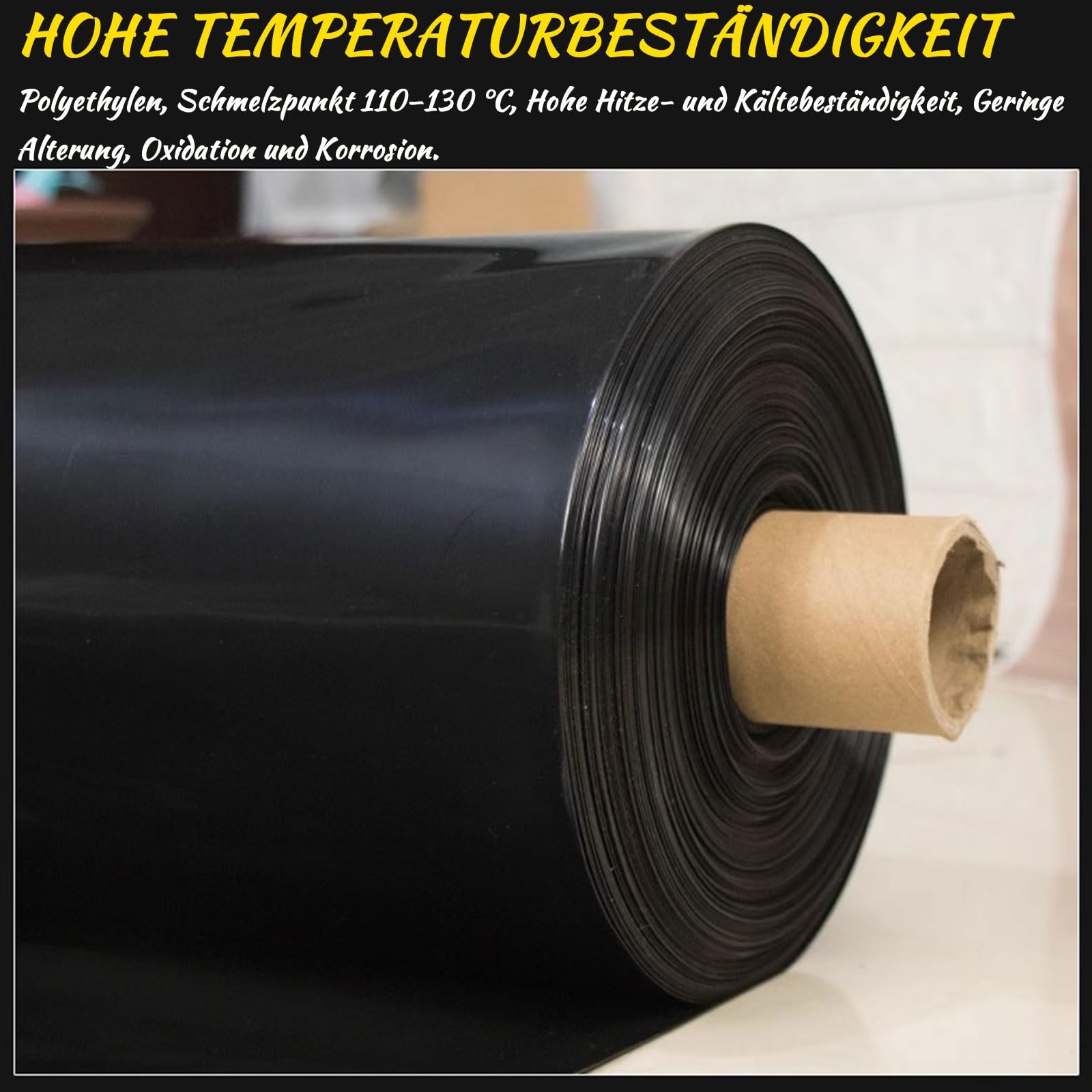 Telo impermeabile per laghetto, spessore 0,3 mm, in geomembrana resistente ai raggi UV e agli strappi, per laghetti da giardino, cascate e ruscelli