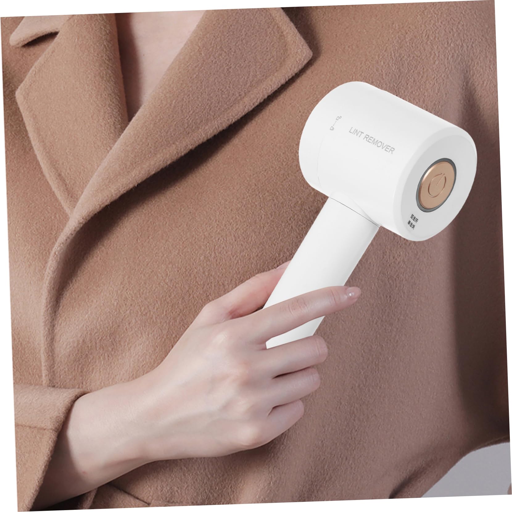 Quitapelusas para Ropa Eléctrico USB Eliminador de Pelotillas para Ropa Quita Pelusas para Diseño Práctico Blanco | Abs Plástico, Diseño Práctico, Remueve Pelusa y Bolas de Pelo, 500mah, Uso Doméstico