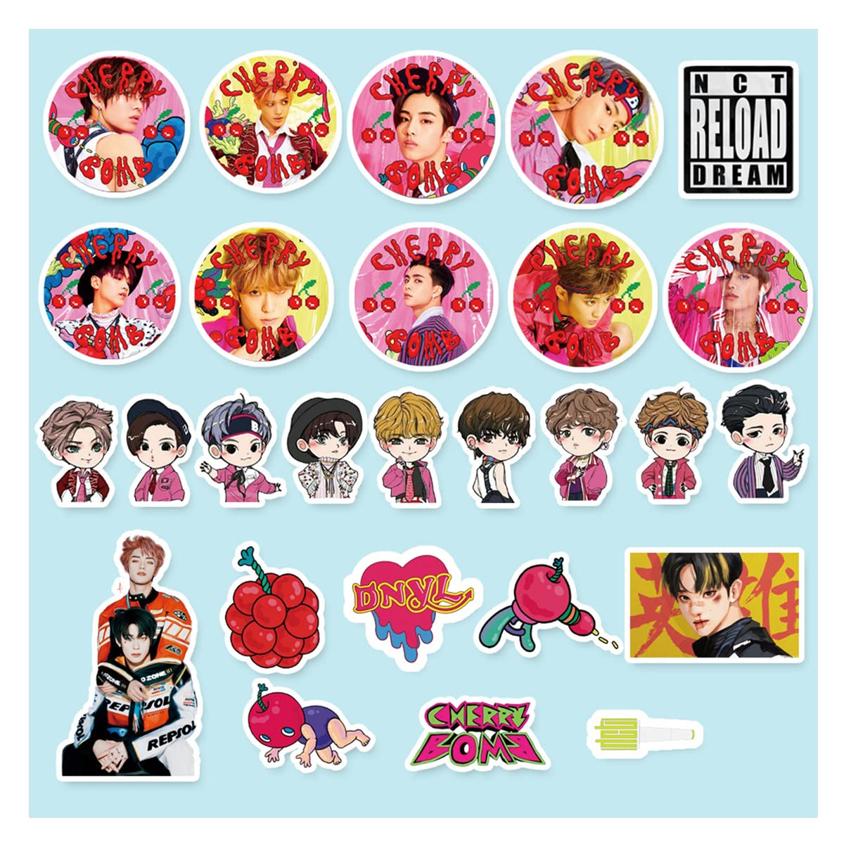 Amazon.co.jp: NCT 127 ステッカー 防水ステッカーシール スッテカー