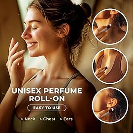 Gya Labs Rose Geranium Essential Oil Roll On - 0.34 Fl Oz - Travel Size Roller for Camping, Skin, Aromatherapy Relief, Convenience