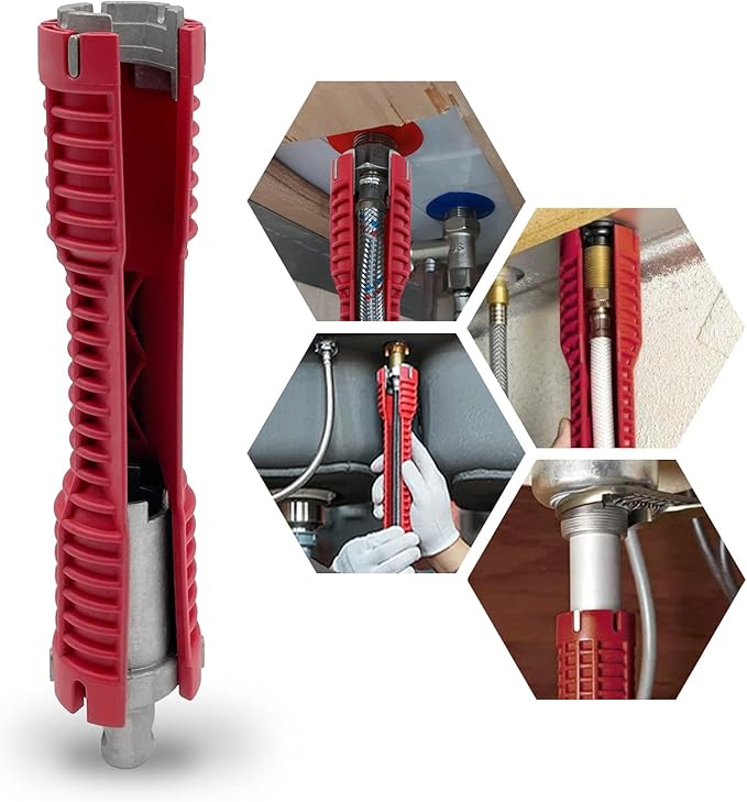 QYQRQF Basin Wrench, Faucet and Sink Installer Tool Multifunctional ...