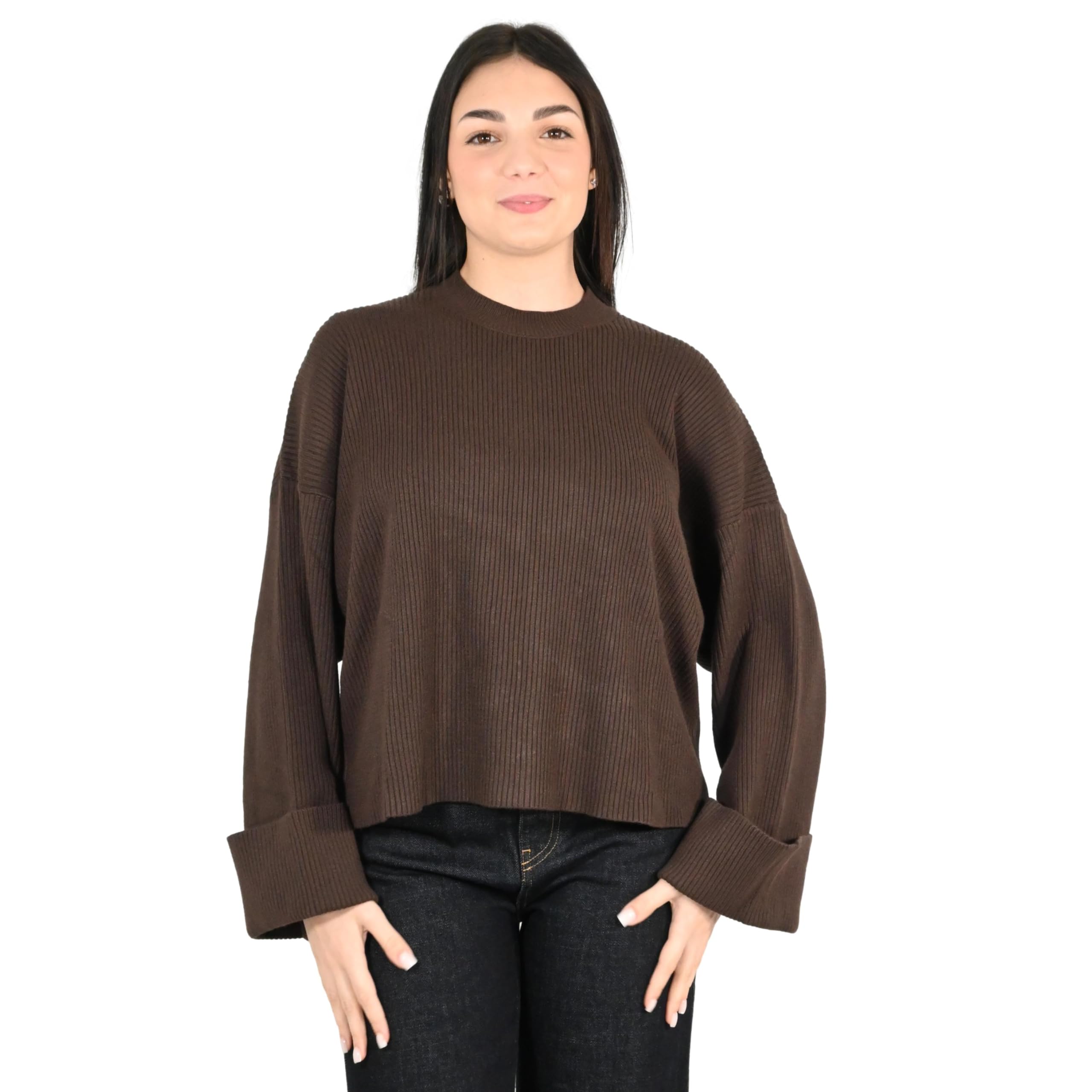 VICOLO maglia donna moro 77187F