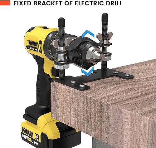 Miniatura 3 de Plantilla de soporte de taladro eléctrico para máquina peladora de cables, soporte de abrazadera de metal, accesorios para pelacables adecuados para