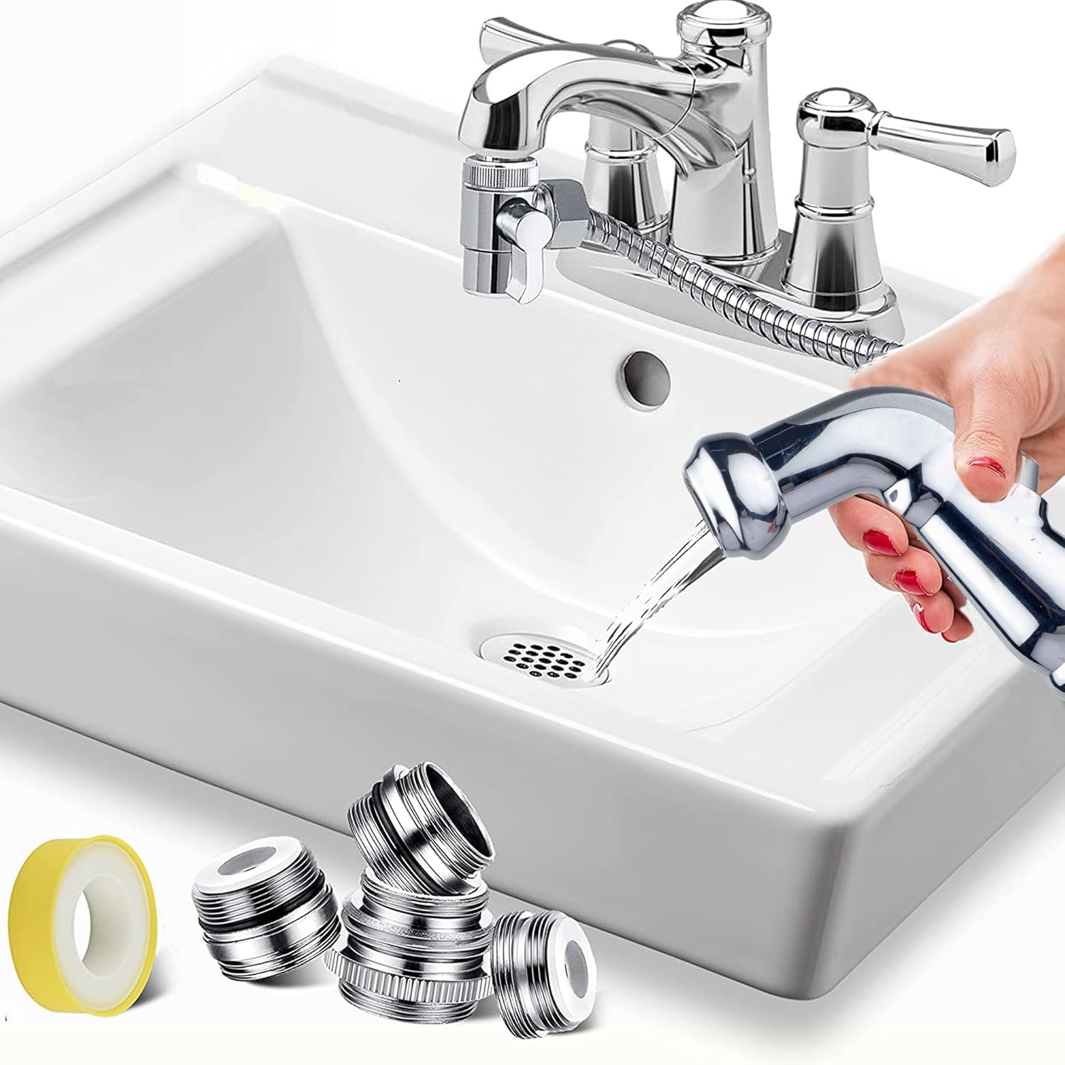 Bathroom Jet Spray Ennius Bathroom Hand Shower and Toilet Shower Jet Spray Portable Bidet