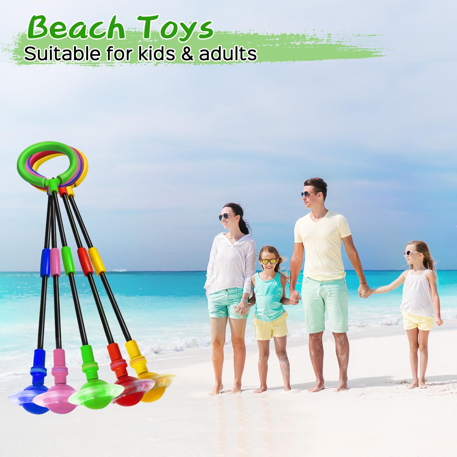 Jalunth Springring - Toupie à pied Swing Wheel - Pour l'extérieur, le jardin, la plage, les enfants, les adultes, les garçons, les filles - 5, 6, 7, 8, 9, 10, 11, 12, 13 ans - Cadeau d'anniversaire
