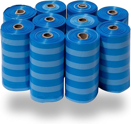 Vista 25 de Best Pet Supplies - Bolsas para limpieza de excremento de perro (240 bolsas) para limpieza de desechos, reemplazos de rollo para paseos y viajes al